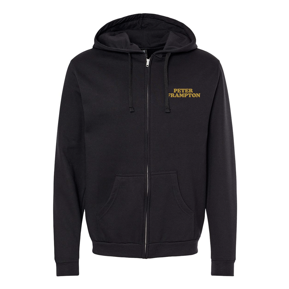 Peter Frampton Zip Hoodie - Gold Wings