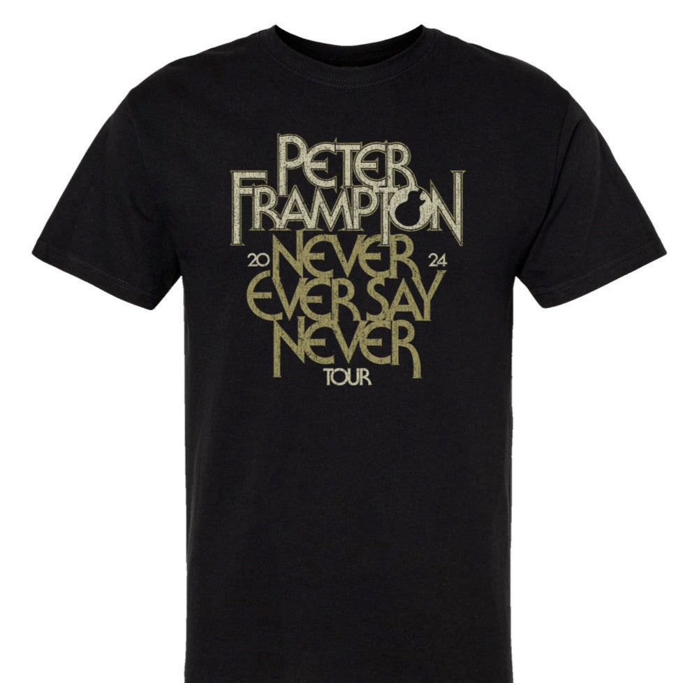 Never Ever Say Never 2024 Tour Shirt - Black