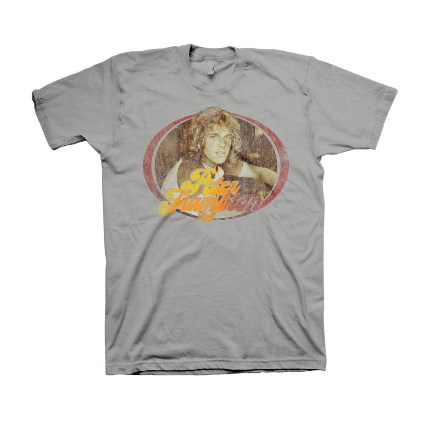 Peter Frampton - Oval 70's Photo T-Shirt