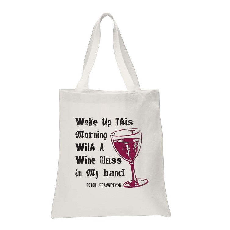 Peter Frampton - Woke Up with a Wine Glass Tote Bag