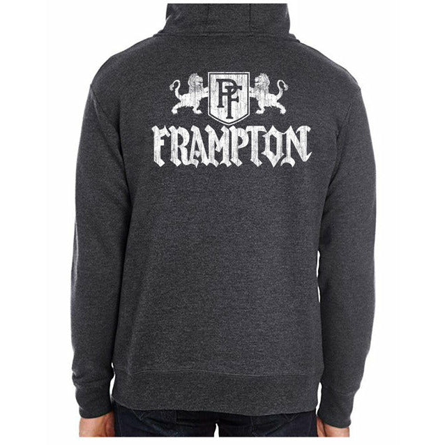 Peter Frampton - Distressed Crest Lion Zip Hoodie