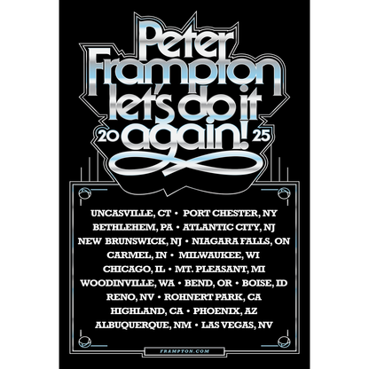 Lets Do it Again Tour Poster 2025 (Signed)