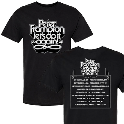 Let's Do It Again Tour 2025 Tee - Black