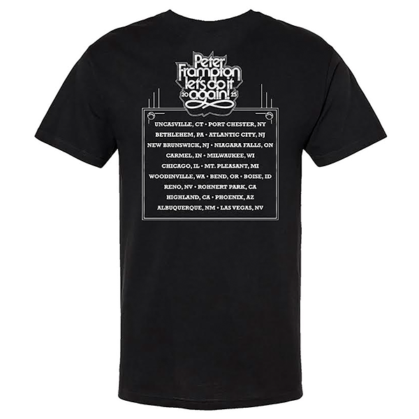 Let's Do It Again Tour 2025 Tee - Black