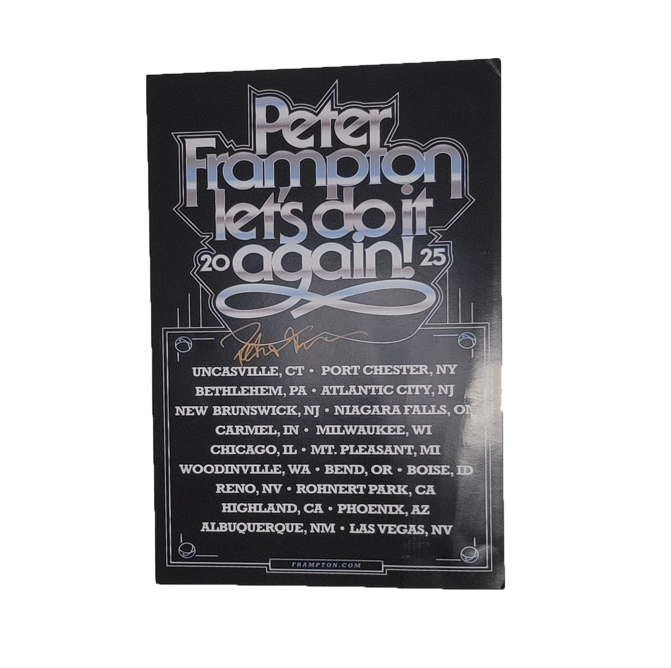 Lets Do it Again Tour Poster 2025 (Signed)