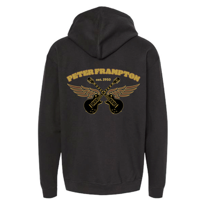 Peter Frampton Zip Hoodie - Gold Wings