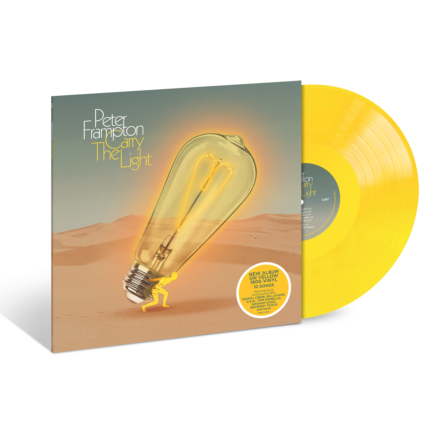 Peter Frampton - Carry The Light (Yellow LP) ** PREORDER **