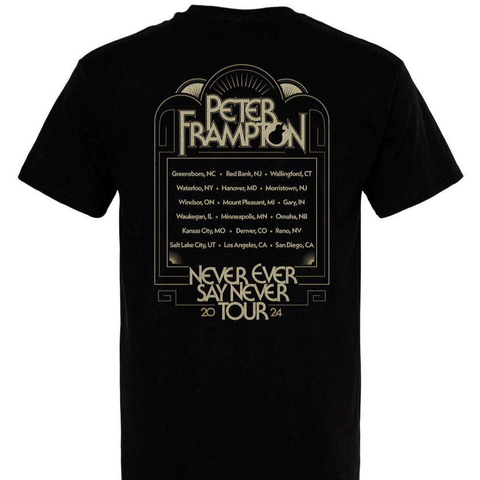 Never Ever Say Never 2024 Tour Shirt - Black