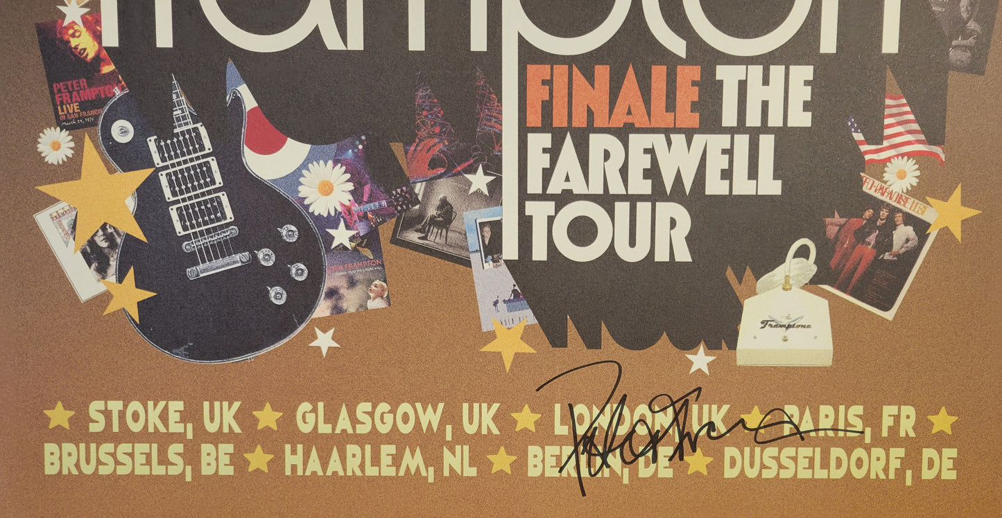 Autographed 2022 Farewell Poster - UK Tour